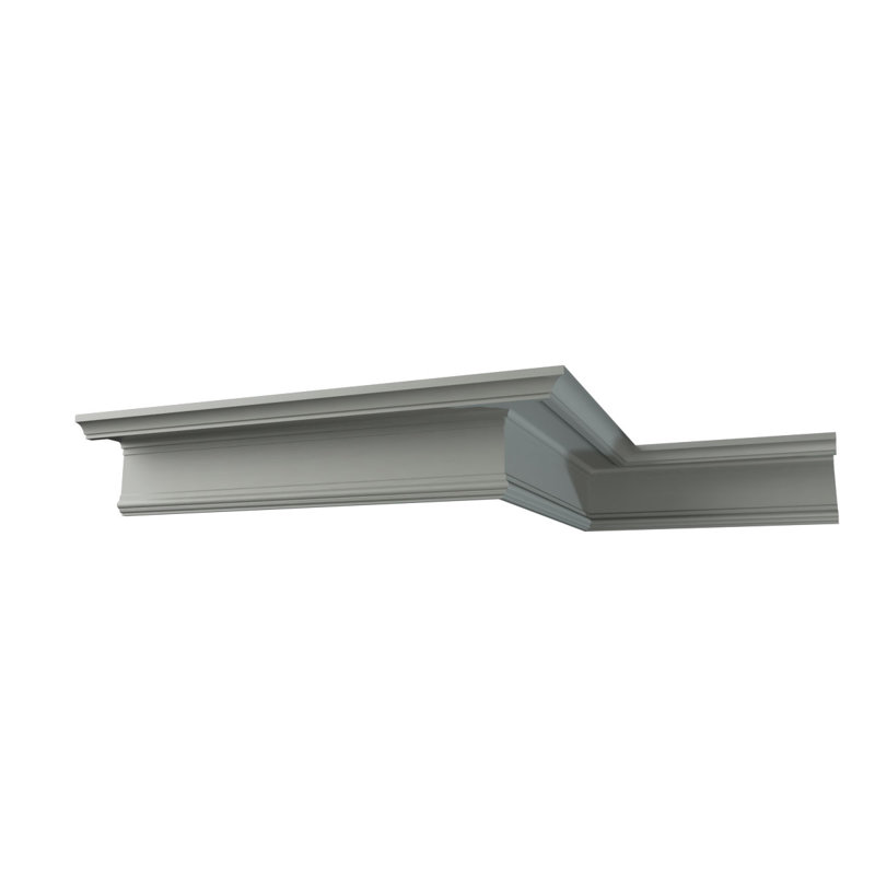 Chloe 96" Gray Polyurethane Crown Moulding