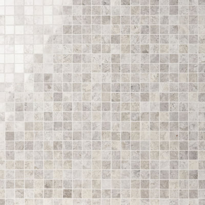 12" x 12" Natural Stone Grid Mosaic Wall & Floor Tile