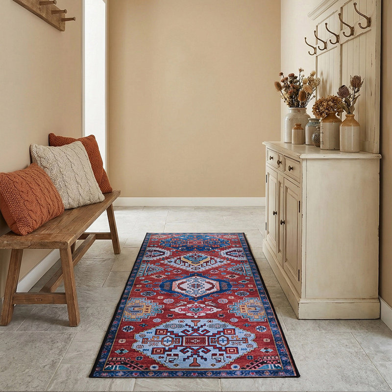 Abstract Machine Tufted Area Rug, Runner 60 x 180 cm