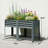 Patio Planter Box,Outdoor Elevated Planter Box,Raised Garden Bed-1991574521