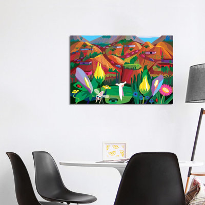 Marin County The Hills Have Eyes by Charles Harker - Wrapped Canvas Print