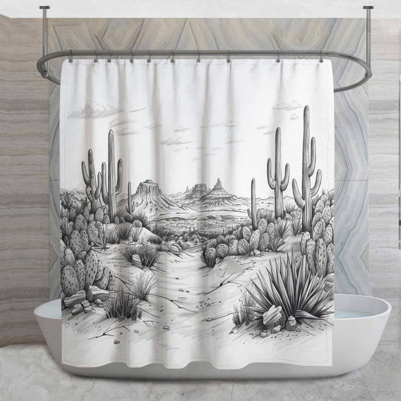 Trilla Shower Curtain, 93"H x 70"W