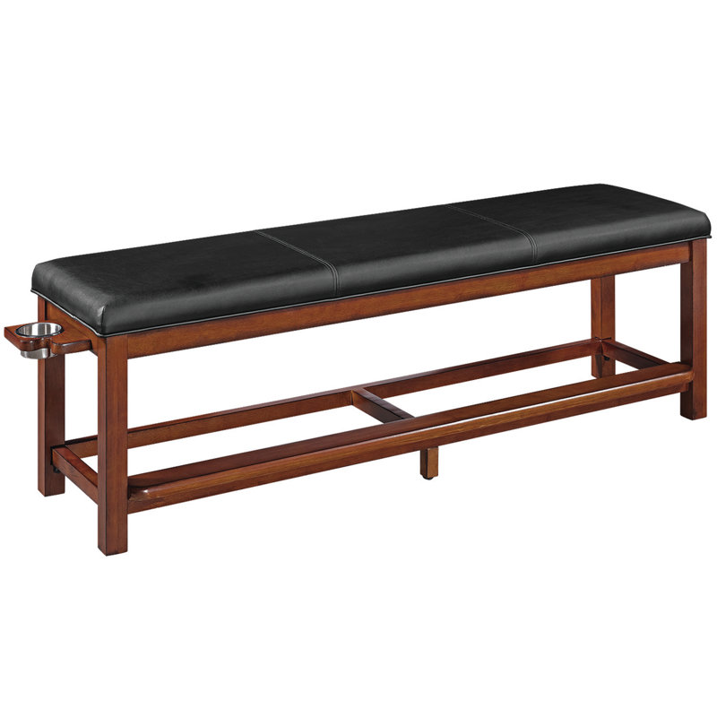 Spectator Storage Bench By RAM Game Room, Chestnut