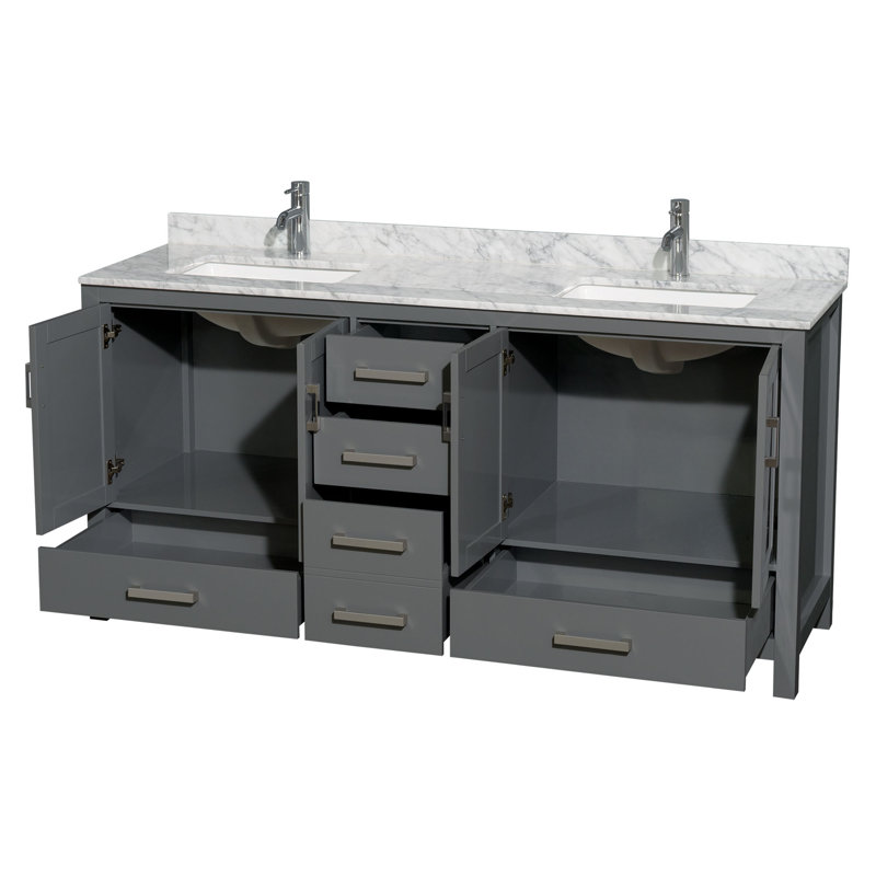 Sheffield 72'' W Double Vanity