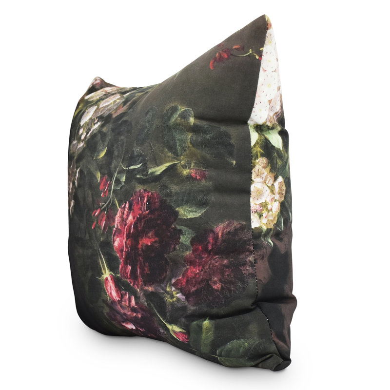 Coussin décoratif extérieur Fickle Florals, 20 po x 20 po