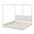 Andenwood Canopy Bed, LED Platform Bed-2013775971