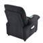 Fauteuils inclinables chauffants à massage, fauteuil moderne en chenille avec rangement pour la maison