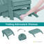 Repose-pieds pliable en plastique PEHD Adirondack-891781476