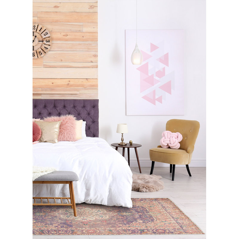 Tapis bleu Inglewood 6 pi 7 po x 9 pi 10 po