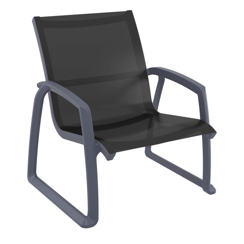 Chaise de patio Farrah, Gris foncé
