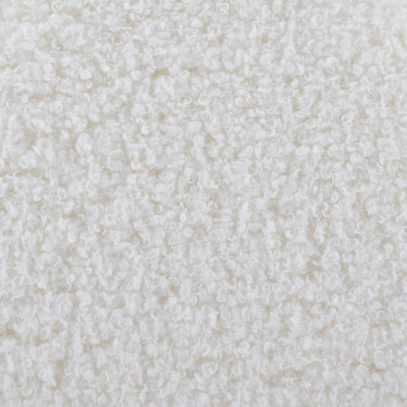 Ottoman In White Fabric