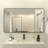 Leyat Modern Rectangle Metal Frame Wall Mirror for Bathroom-620886163-620886167