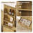 Bulut 72" Tall Kitchen Pantry Storage Cabinet with Motion Sensor Light, Door Shelves and Drawer,White Large Bathroom Cabinet with Adjustable Shelves-815009021