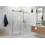 Nova 60 in. x 30 in. x 78 in. 90-degree Fully Frameless Sliding Glass Shower Enclosure-231594336