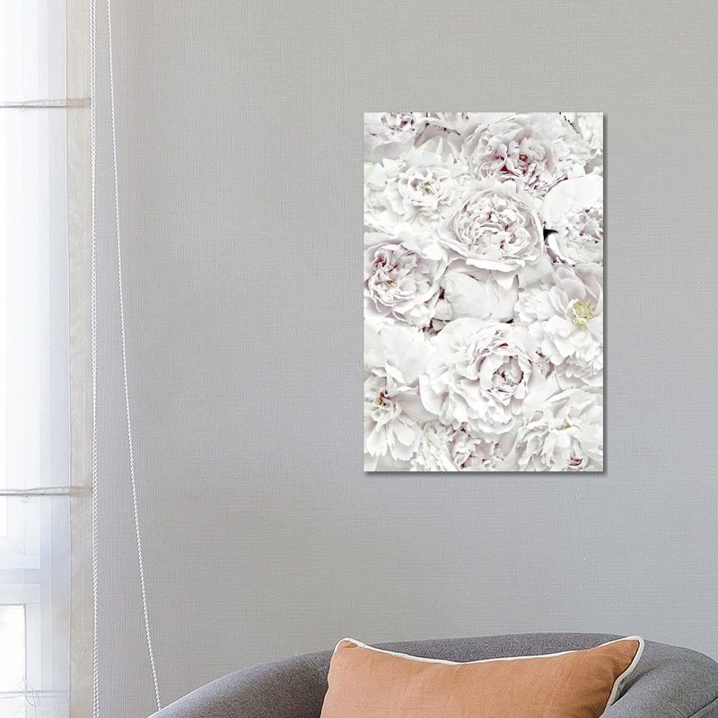 Flowers Peony White by Monika Strigel - Wrapped Canvas Print, 66.04 cm H x 45.72 cm W x 3.175 cm D