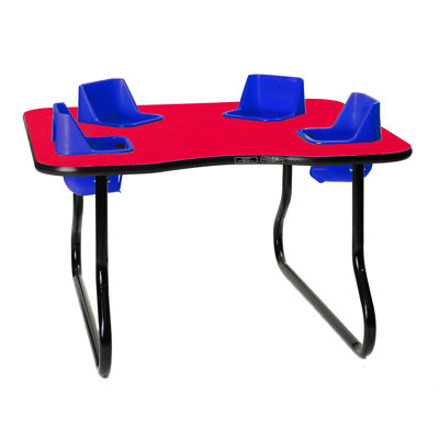 Laminate Adjustable Novelty 4 Students Activity Table & Chairs