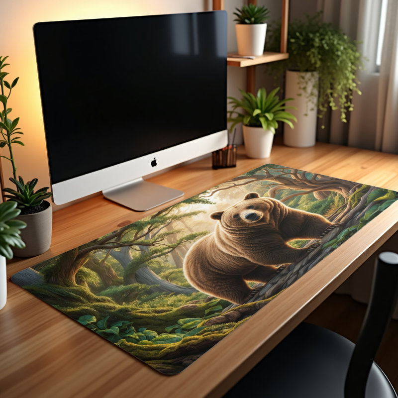 Polyester Desk Pad, 14.4x12.1