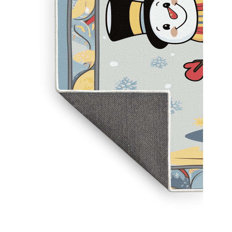 Tapis vacances de Noël The Holiday Aisle®, Rectangulaire 2 pi x 3 pi