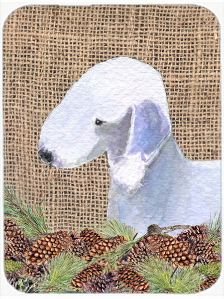 East Urban Home Bedlington Terrier Glass Cutting Board