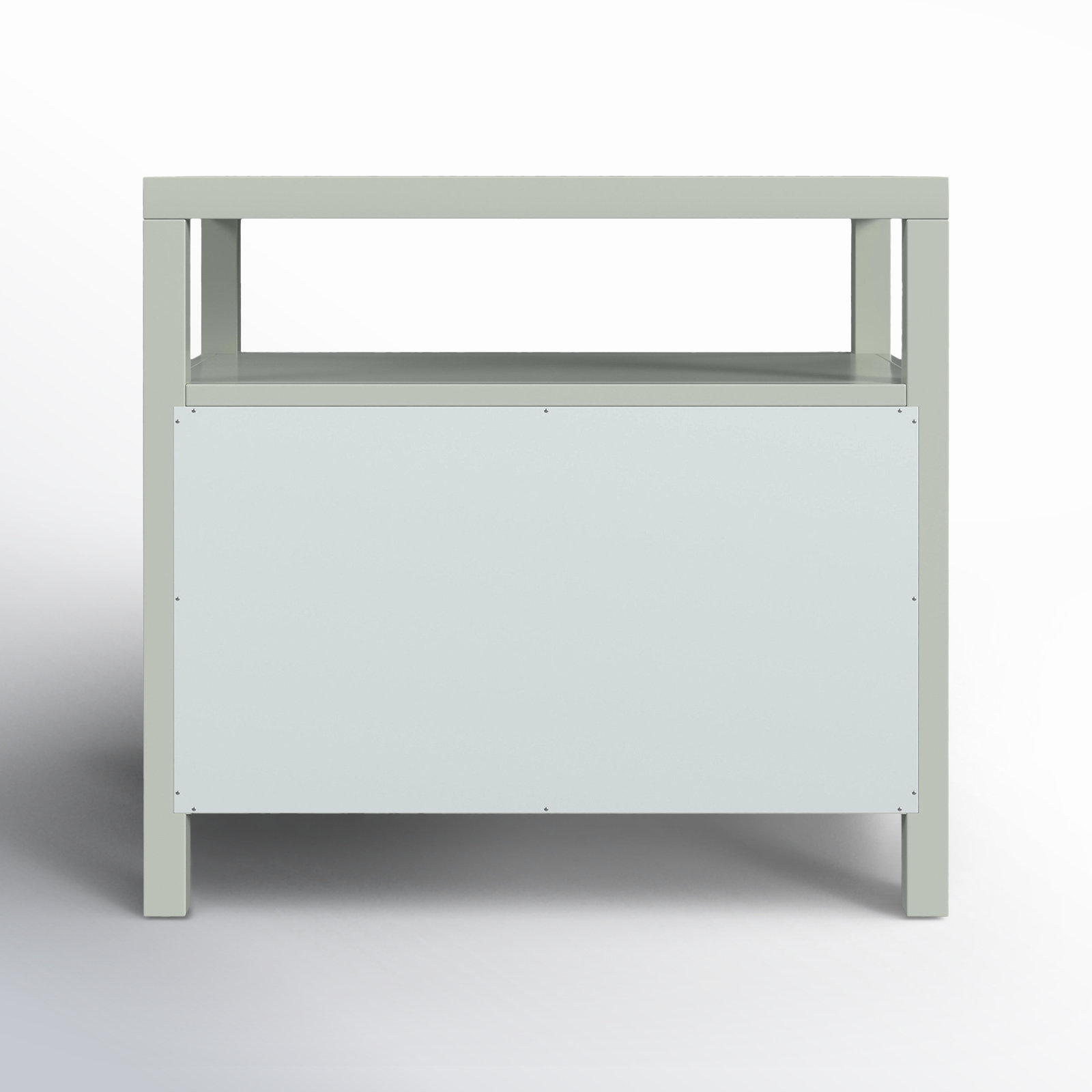 Celine 28" Acacia Nightstand, Sage Green