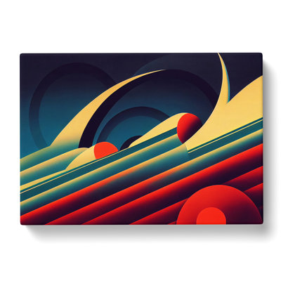 Expressive Modern Abstract - Wrapped Canvas