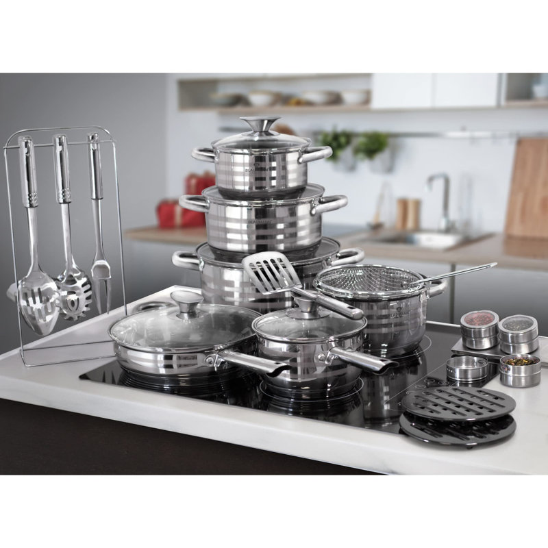 1 - Piece Stainless Steel Cookware Set