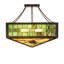 23" Square Pinecone Ridge Semi-Flushmount