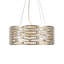 Mahaffie 6 - Light Silver Drum Pendant