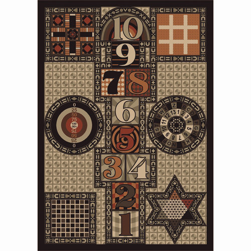 Tapis Just For Kids Games Galore, 5 pi 4 po x 7 pi 8 po