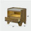 Garcia Light Aspen Brown Nightstand w/LED and USB port