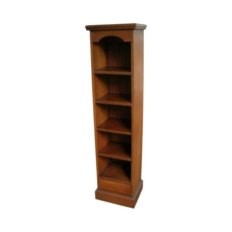 145cm H x 37cm W Solid Wood Standard Bookcase