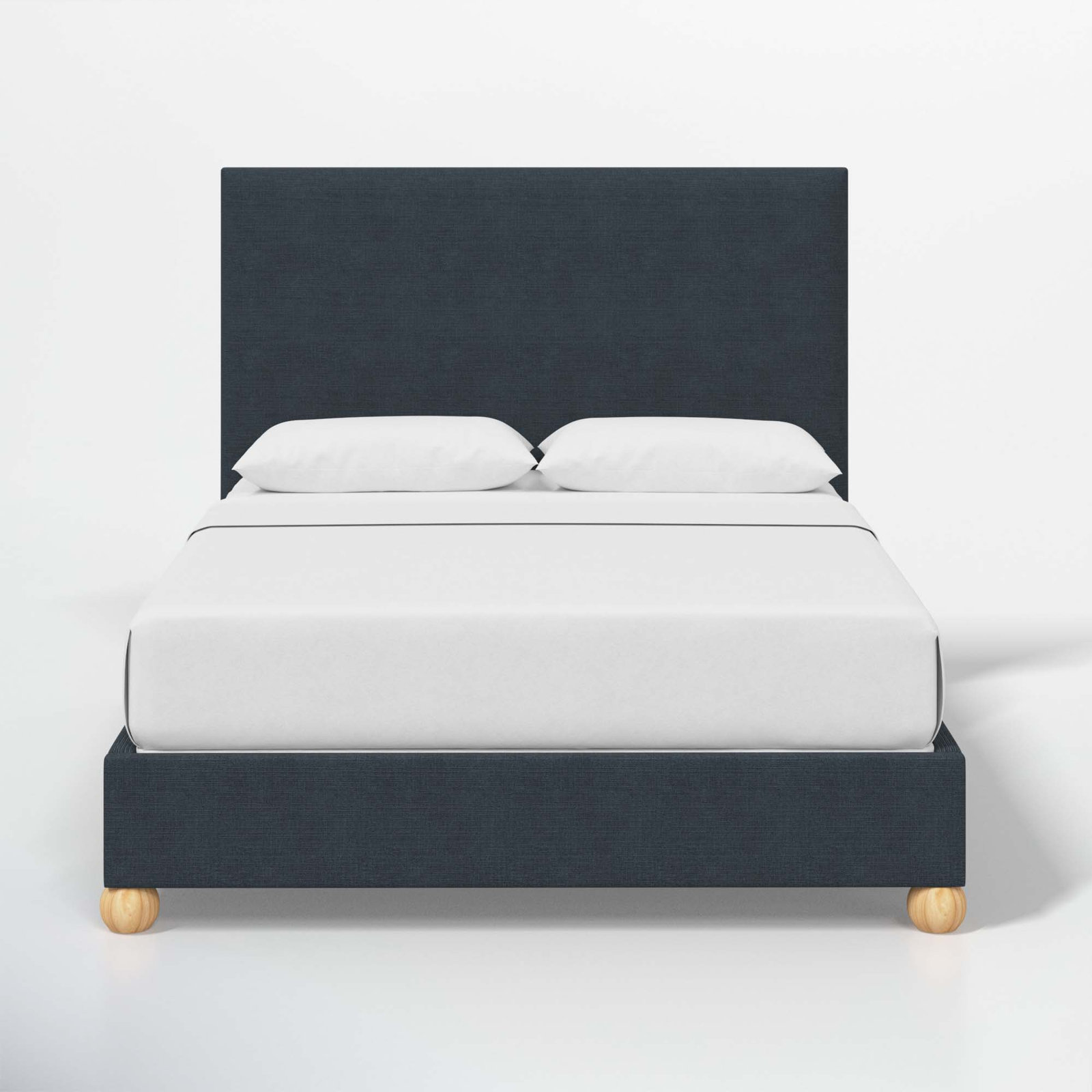 Benita Upholstered Bed, California King, Classic Navy Linen