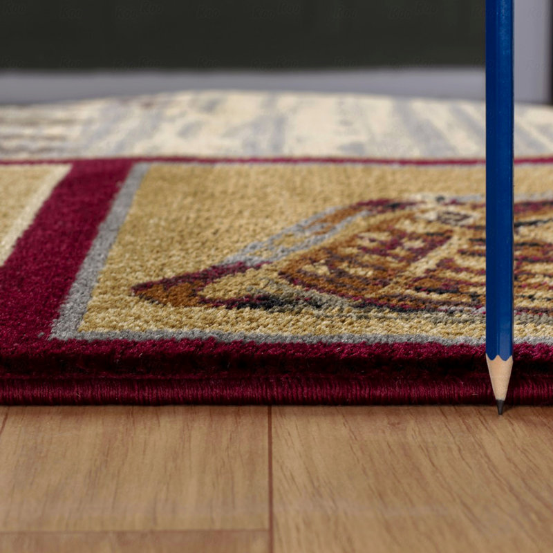 Tapis de style chalet 7 pi 10 po x 10 pi 3 po, Rectangle 7 pi 10 po x 10 pi 3 po