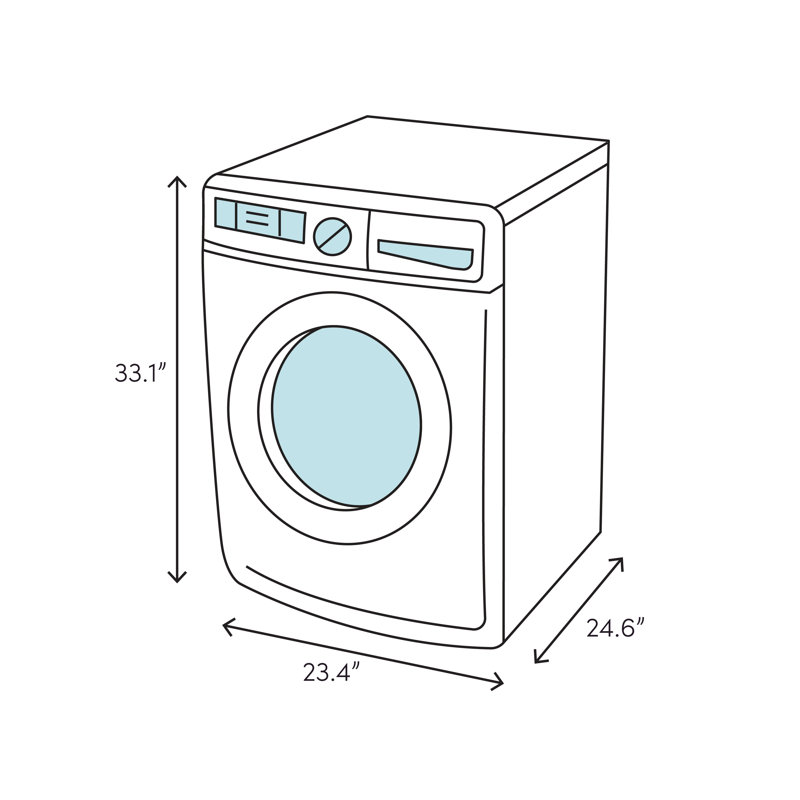 Blomberg 2.5 Cubic Feet Energy Star High Efficiency Front Load Washer with Pedestal