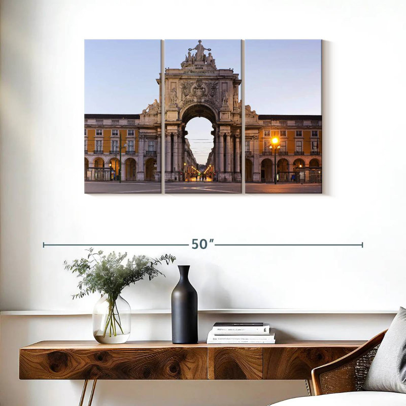 Nicci Praca De Comercio Lisbon, 24" H x 38" W
