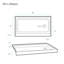 Base de douche 48 po x 36 po Voltaire-44745233-44745231