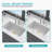 Undermount Sink, Rectangular Single Bowl Sink Basin