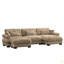 Canapé modulaire en U en forme de U avec deux repose-pieds mobiles, canapé d'angle moderne à 3 places avec coussins de taille, coussins décoratifs et accoudoirs Blostered, canapé convertible en forme de L pour le salon-2122452986