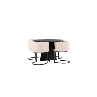 Marjorie 4 - Person Dining Set