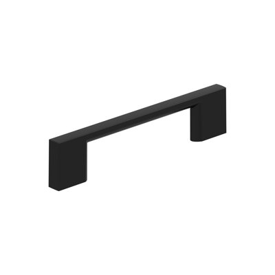 Cityscape 3-3/4 inch (96mm) Centre-to-Centre Matte Black Cabinet Pull - 25 Pack