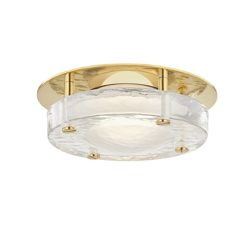 Heath 1 - Light Flush Mount, Aged Brass