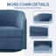 Fauteuil d'appoint pivotant en chenille-516561333