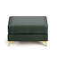 Canapé Chesterfield modulaire 3 places, canapé en similicuir capitonné à la main, accoudoirs garnis de métal et pieds minces en métal, comprend 3 coussins-1362303658
