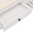 HOOSENG Entryway Storage Bench with Shoe Rack, Cushioned Seat and Drawers, White-899194529
