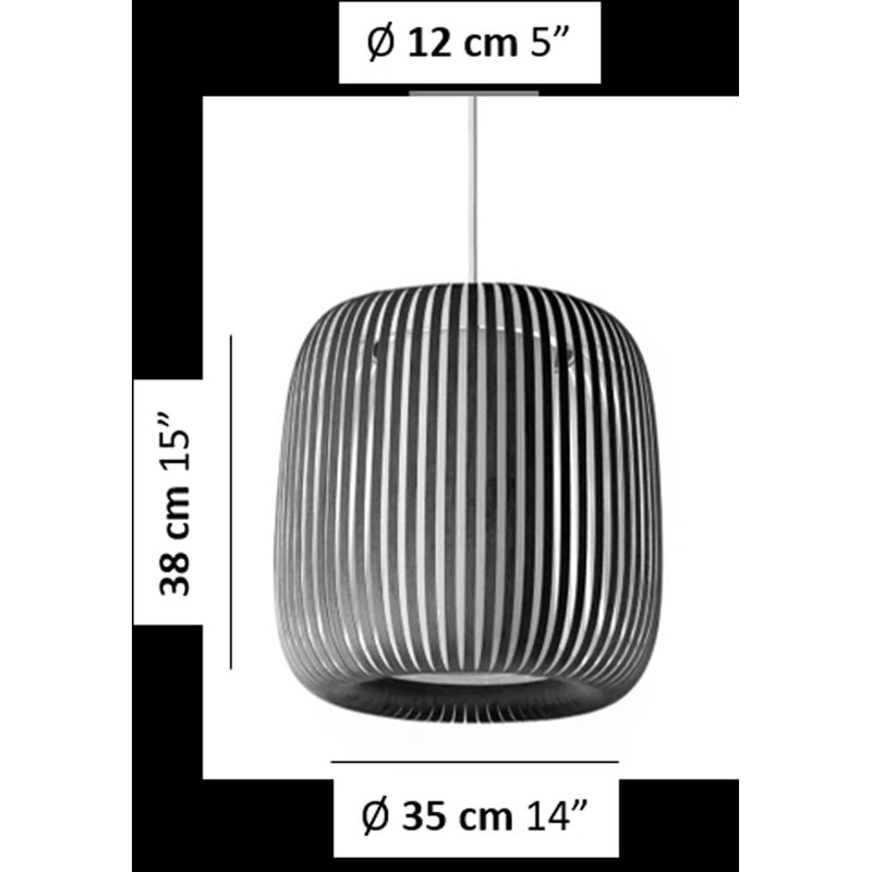 Venus 1 - Light Pendant, Dark Gray