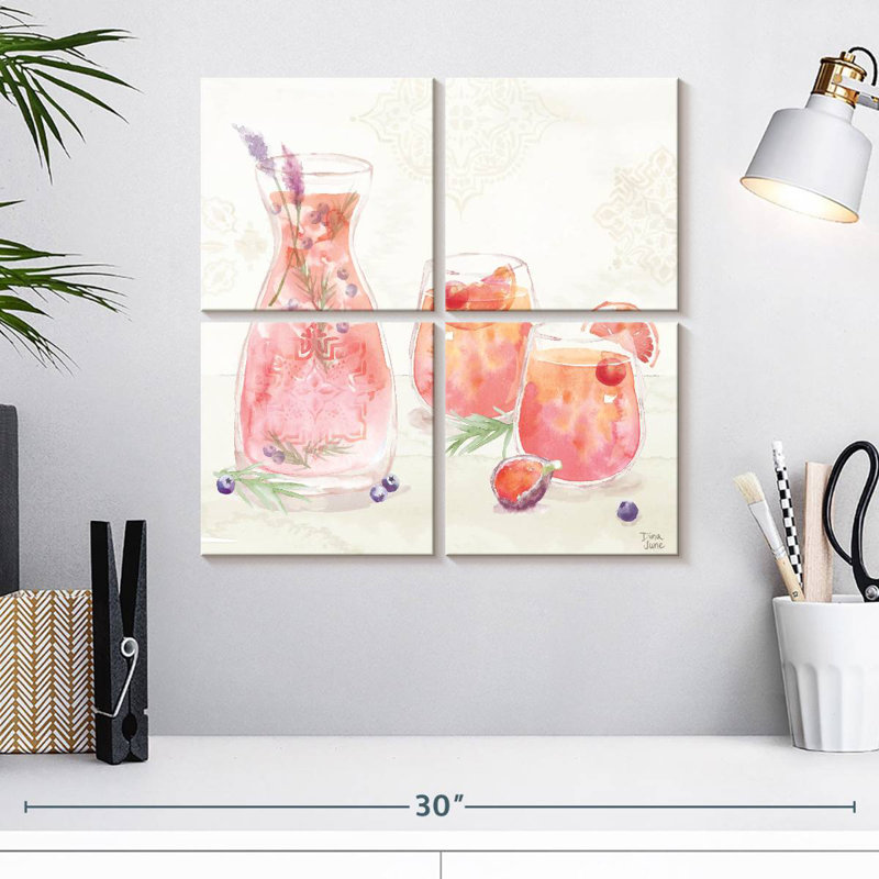 Yarlin Classy Cocktails II, 18" H x 18" W