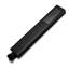 Robinet de baignoire noir mat moderne avec douche à main - poignée simple, bec cascade, débit de 6 gallons par minute, corrosion, poignée noire facile à installer, quincaillerie de fixation