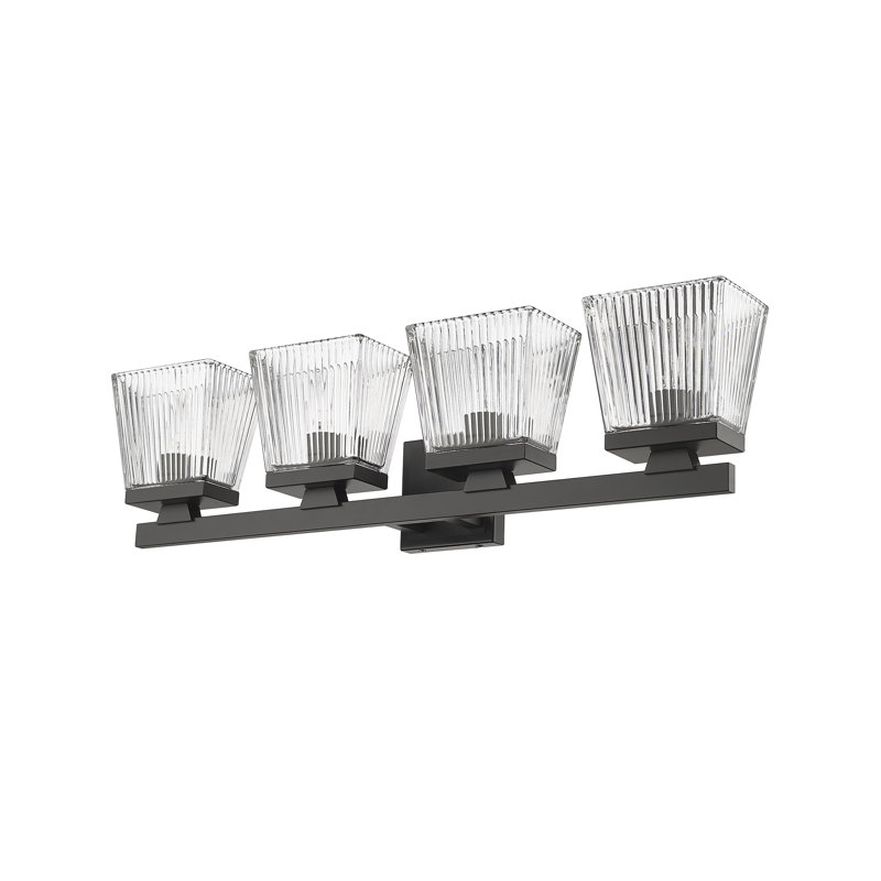 Lutrische 4 - Light Dimmable Vanity Light, Matte Black