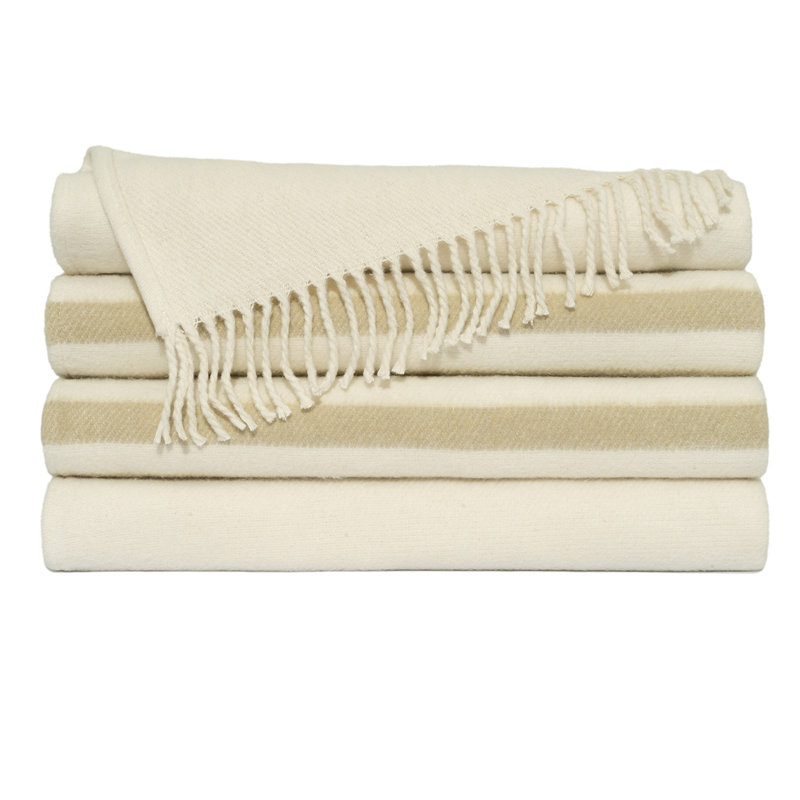 Nona Throw Blanket, Cream;Sand