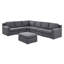 Canapé modulaire rembourré 7 pièces Ruriko-2021652853